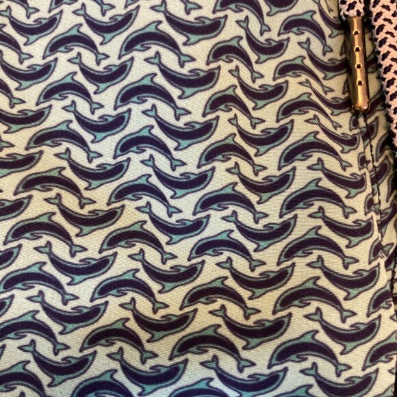 Mister Mr Swim Men's Lined Swim Trunks Bathing Suit Dolphins Size XL EUC - Picture 4 of 11